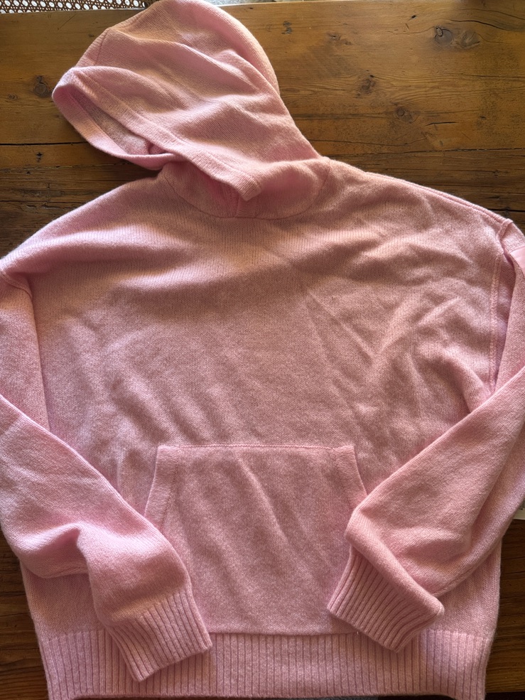 Alo Yoga Cashmere World Class Hoodie- Pink Marshmallow, Limited Edition